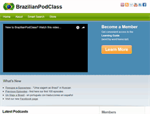 Tablet Screenshot of brazilianpodclass.com